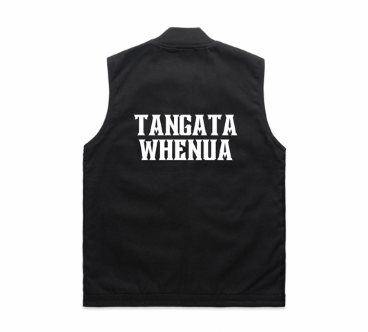 INSTOCK NEW TANGATA WHENUA CANVA VEST